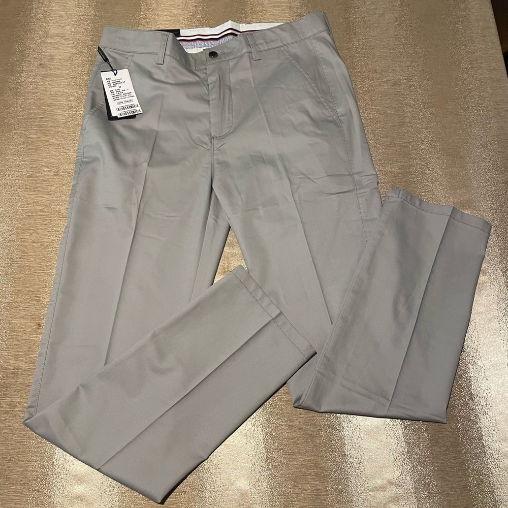 U.S. Polo Assn. Light Gray Dress Pants - Straight Fit